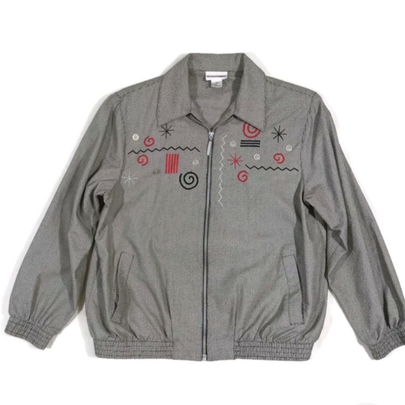 Alfred Dunner Jackets & Blazers - Sz 6p Vintage Alfred Dunner Zip Up Jacket